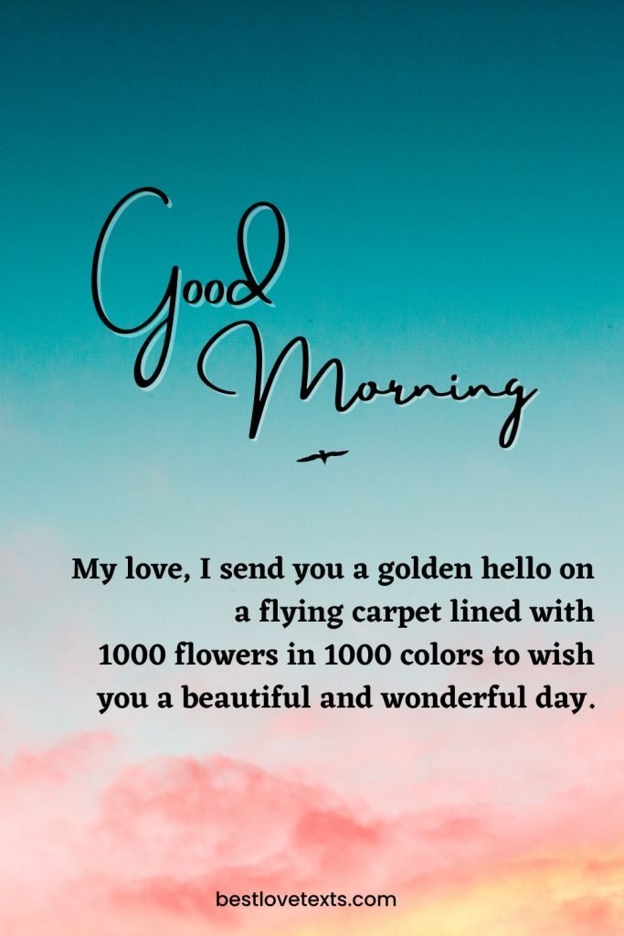 have a good day my love