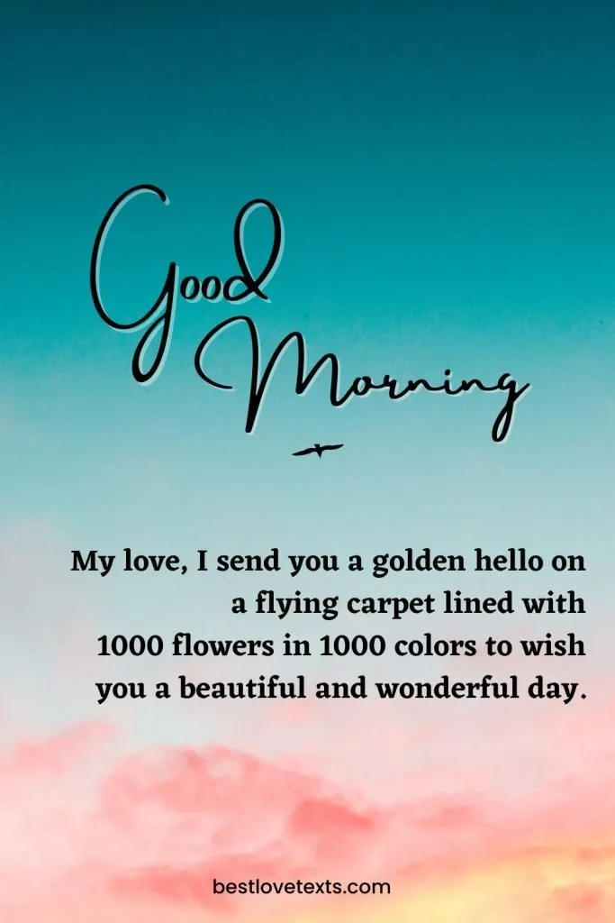 have a good day my love