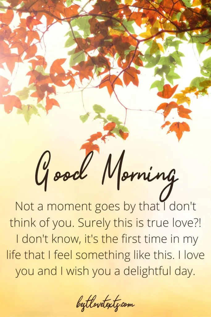 romantic good morning message