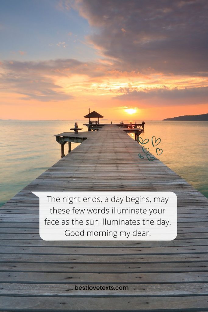 good morning my love