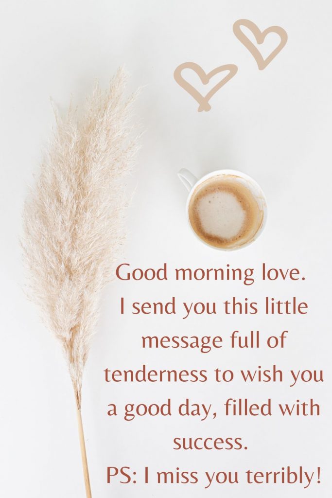 good morning love