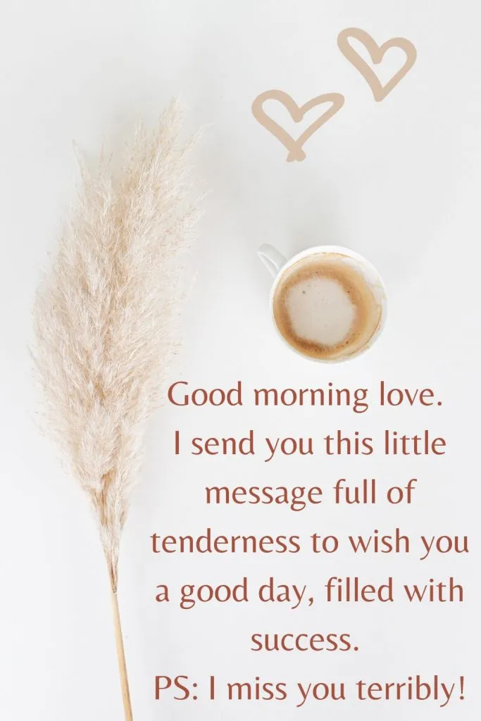 good morning love