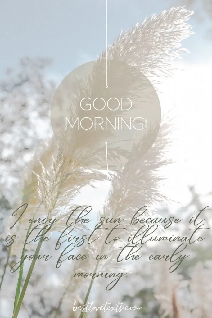 good morning message for her and him