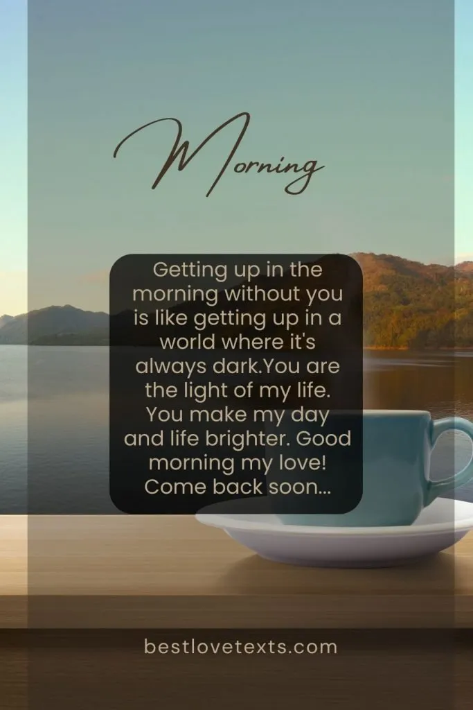 good morning love