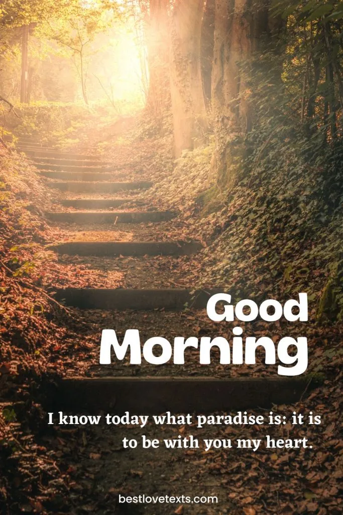 good morning text for him