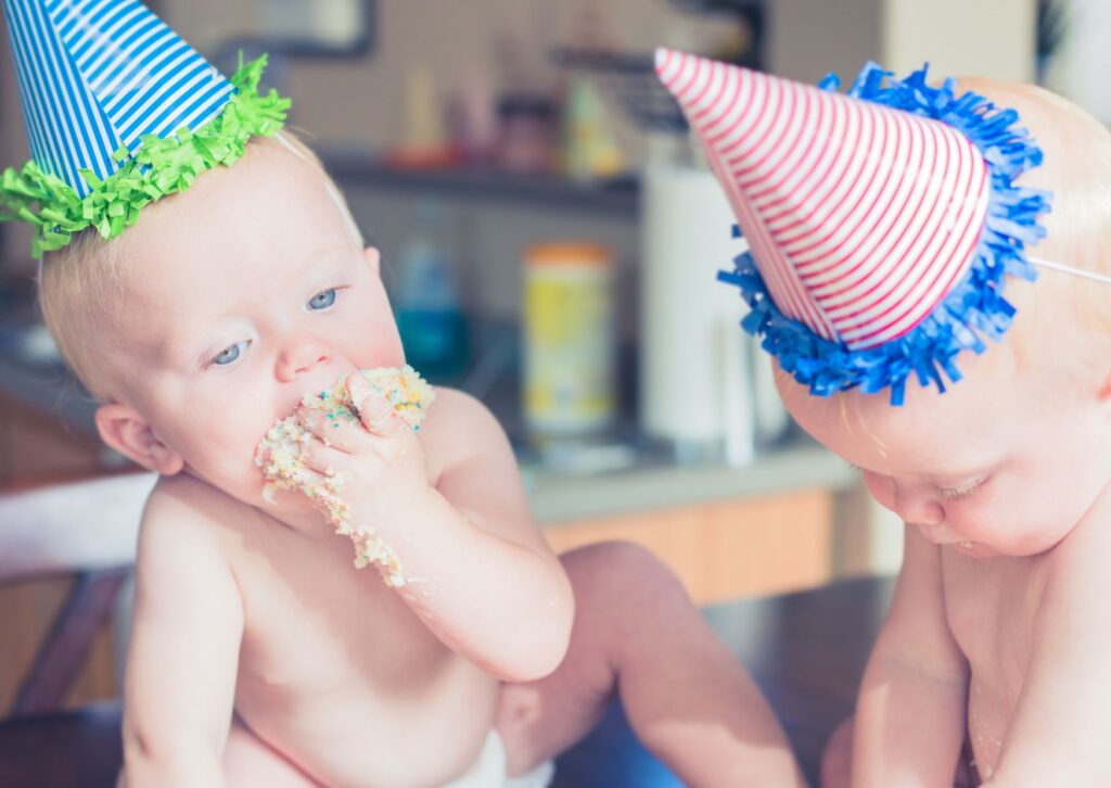 First Birthday Wishes For Twin Babies